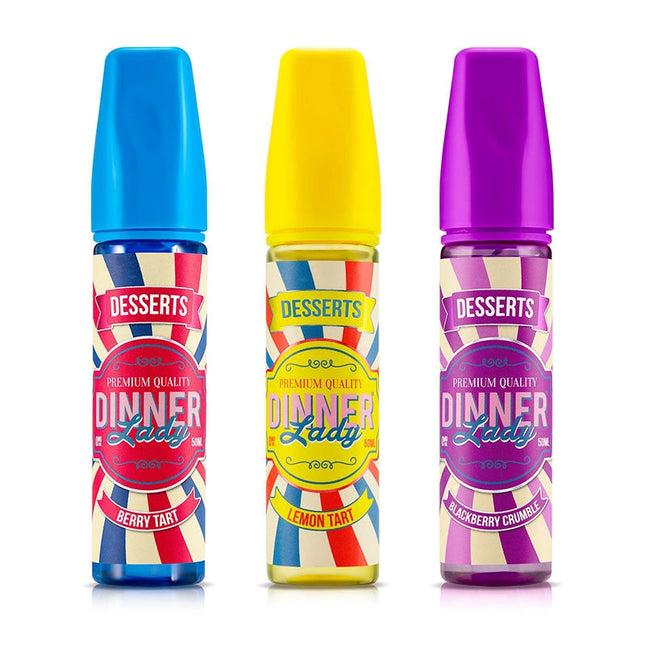 Dinner Lady Desserts E-Liquid - 50ml Shortfill - 0mg
