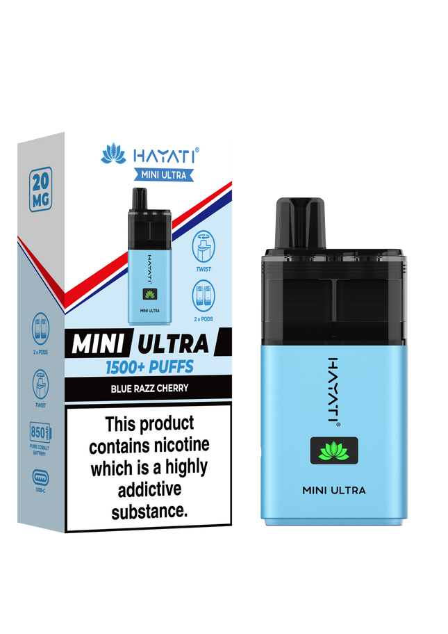 Hayati Mini Ultra 1500 Prefilled Pod Kit - 20mg