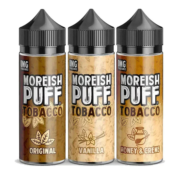 Moreish Puff - Tobacco - 100ml Shortfill - 0mg