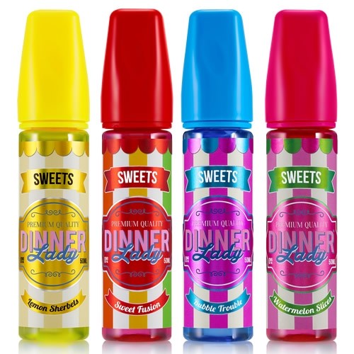 Dinner Lady Sweets E-liquid - 50ml Shortfill - 0mg