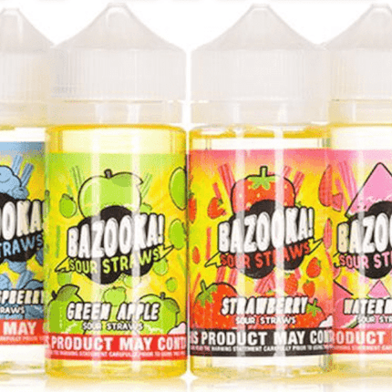 Bazooka Sour Straws - 100ml Shortfill - 0mg