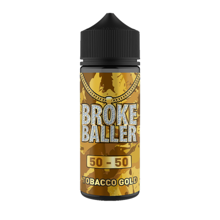 Broke Baller - Tobacco Gold 80ml Shortfill E-Liquid