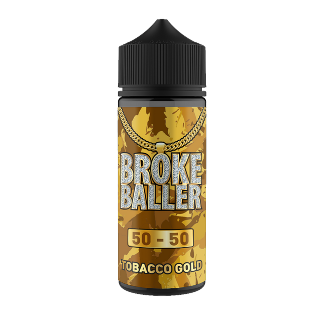 Broke Baller - Tobacco Gold 80ml Shortfill E-Liquid