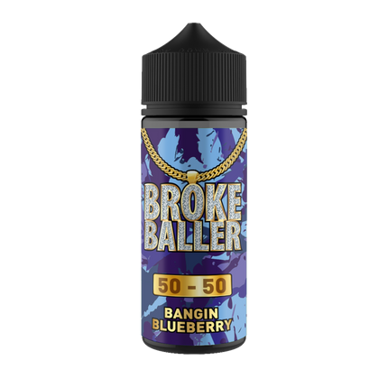 Broke Baller - Banging Blueberry 80ml Shortfill E-Liquid
