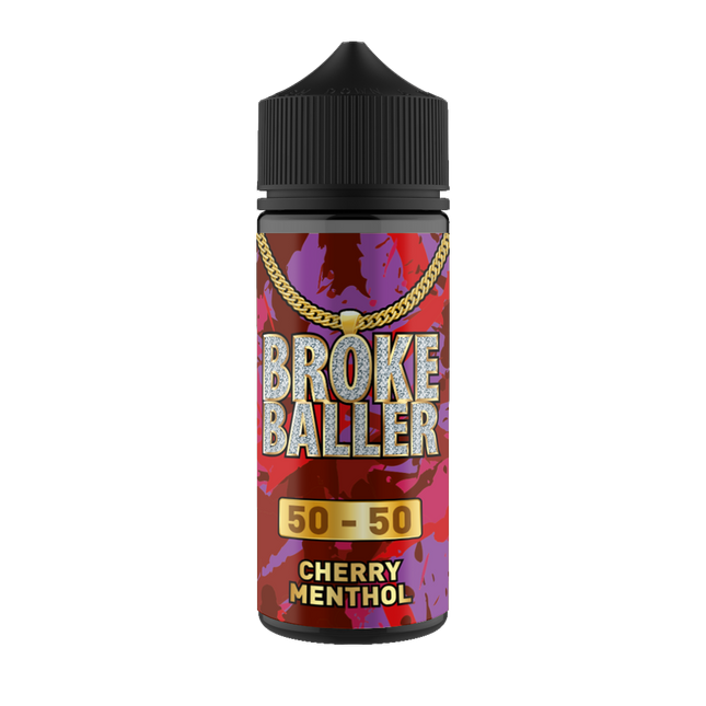 Broke Baller - Cherry Menthol 80ml Shortfill E-Liquid