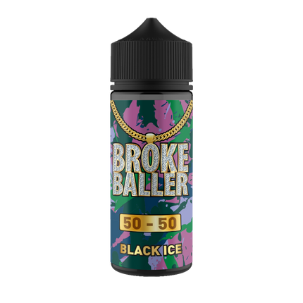 Broke Baller - Black Ice 80ml Shortfill E-Liquid