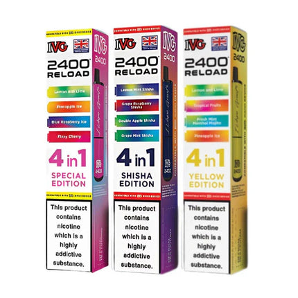 IVG 2400 4 in 1 Reload Prefilled Pods x2 - 20mg