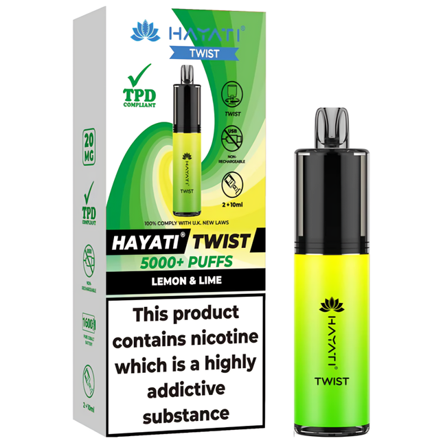 Hayati Twist 5000+ Pre Filled Pod Kit