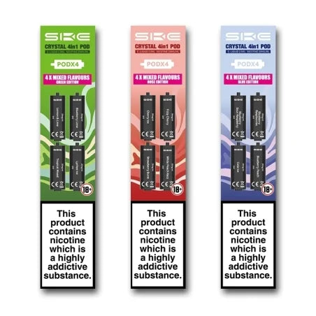 SKE Crystal 4in1 Prefilled Pod - 4pcs