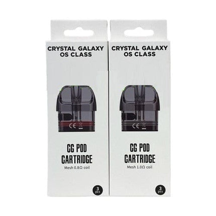 Vapeazy Crystal Galaxy OS Class Refillable Vape Pods Pack of 3